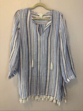 C&C California Multicolor Linen Top Medium